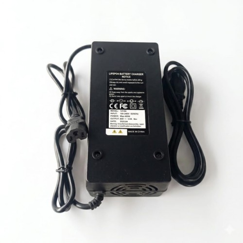 شاحن لثيوم 72 فولت 5 امبير مخرج كمبيوتر